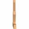 Ekena Millwork Saratoga Timber Gable Bracket, Western Red Cedar, 60"W x 40"H x 3 1/2"D x 5 1/2"F, 16/12 Pitch GBW060X40X0406SAR00SWR - alternate 3